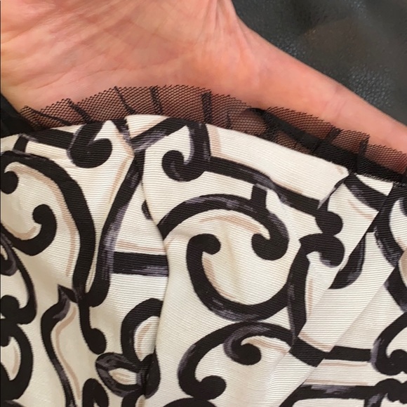 WHBM Strapless top w/ pink belt sz4 - Picture 4 of 5